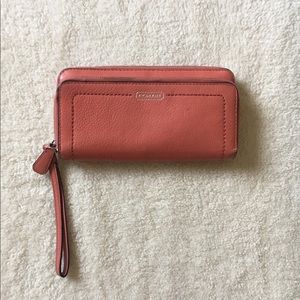 Coach pink wallet